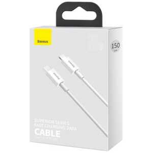 Baseus Type-C - Lightning Superior Series fast charging data cable PD 20W 1.5m White (CATLYS-B02)