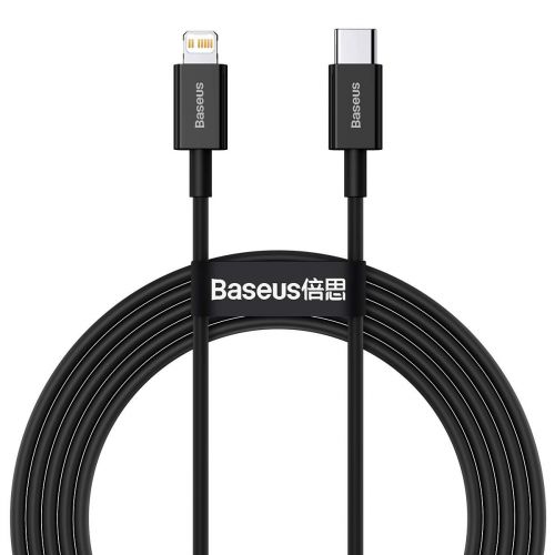 Baseus Type-C - Lightning Superior Series fast charging data cable PD 20W 2m Black (CATLYS-C01) - Image 3