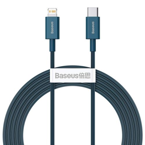Baseus Type-C - Lightning Superior Series fast charging data cable PD 20W 2m Blue (CATLYS-C03) - Image 3