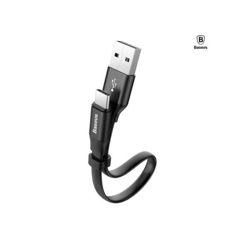 Baseus Type-C Nimble Cable Portable, 2A, 0.23m, Black (CATMBJ-01) - Image 3