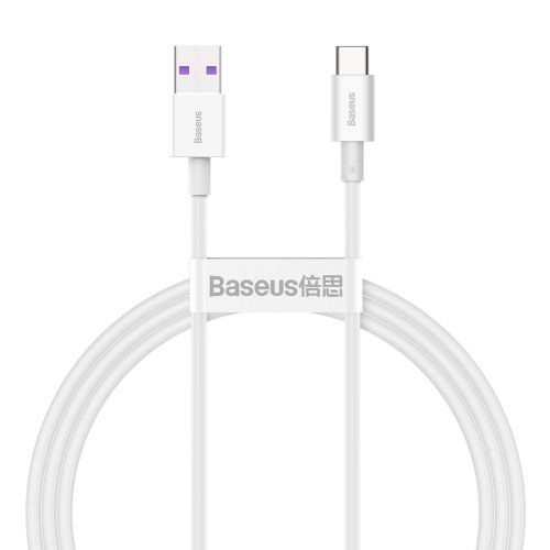 Baseus Type-C Superior series fast charging data cable 66W (11V/6A) 1m White (CATYS-02) - Image 3