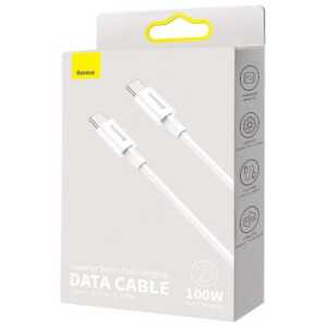 Baseus Type-C - Type-C Superior cable Quick Charge / Power Delivery / FCP 100W, 5A, 20V, 2m, white (CATYS-C02)