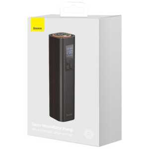 Baseus Car Tool Super Mini Inflator Tyre Pump 15sec Fast Inflation, 4 Tires in 25 Minutes, Black (CRCQ000001)