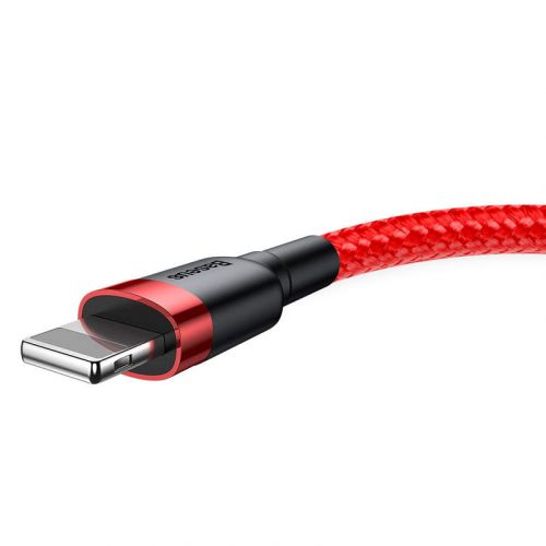 Baseus Lightning Cafule Cable 1.5A 2m Red + Red (CALKLF-C09) - Image 2