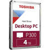 TOSHIBA Σκληρός Δίσκος P300 HDWD240, 4TB, 3.5", 128MB, 5400RPM, SATA III