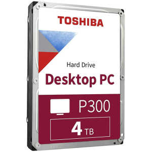 TOSHIBA Σκληρός Δίσκος P300 HDWD240, 4TB, 3.5", 128MB, 5400RPM, SATA III