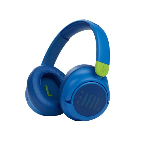 JBL JR460NC Bluetooth Wireless On-Ear Headphones for Kids with Noise Cancellation, Blue EU
