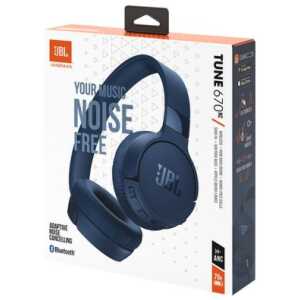 JBL Tune 670NC Bluetooth Wireless On-Ear Headphones Blue EU