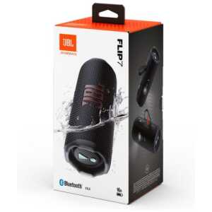 JBL Flip 7 Bluetooth Wireless Speaker Black EU