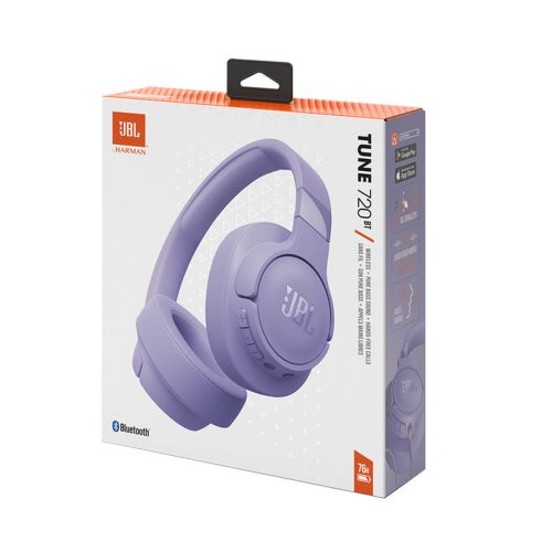 JBL Tune 720BT Bluetooth Wireless On-Ear Headphones Purple EU - Image 2