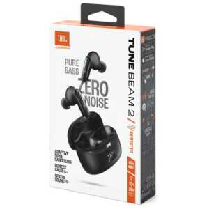 JBL Tune Beam 2 TWS Bluetooth Wireless In-Ear Earbuds Black EU