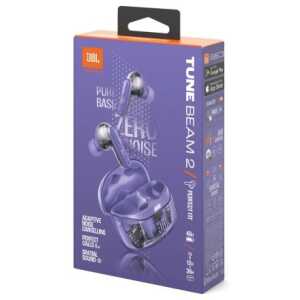 JBL Tune Beam 2 Ghost Edition TWS Bluetooth Wireless In-Ear Earbuds Ghost Purple EU