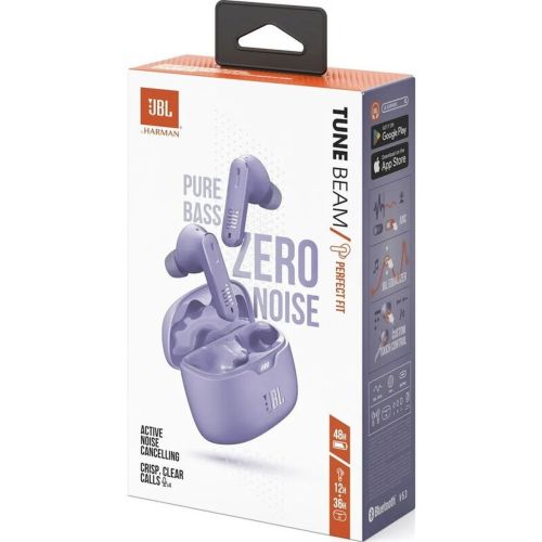 JBL Tune Beam TWS Bluetooth Wireless In-Ear Earbuds Purple EU - Image 2