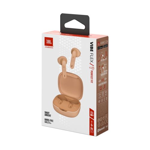 JBL Vibe Flex TWS Bluetooth Wireless In-Ear Earbuds Beige EU