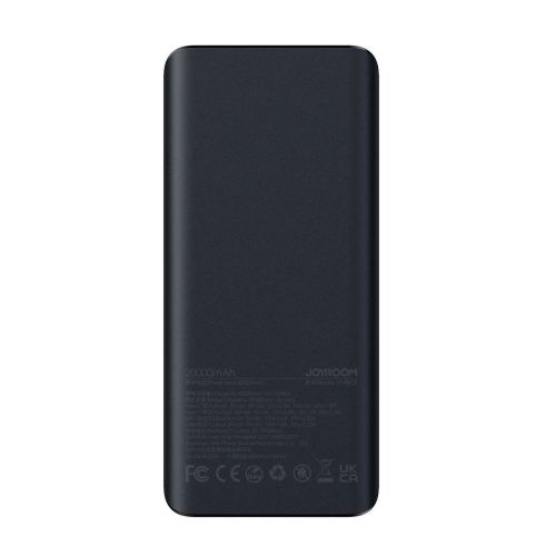 Joyroom Power Bank with Digital Display, C+U+U, PD 30W, 30000 mAh with USB-A to Typle-C cable (0.25m) and built-in Flashlight, Black (JR-PBF03) - Image 3