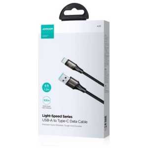 Joyroom Light-Speed Series Cable USB - Type-C, 100W, 1.2m, Black (S-A25)