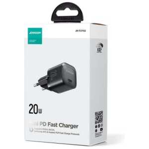 Joyroom Travel Charger Mini Type-C, PD 20W, Black (JR-TCF02)