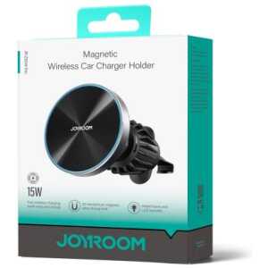 Joyroom Car Mount Wireless Charger (Airvent Version) 4.7 - 6.8 inch 15W, Black (JR-ZS240-PRO)