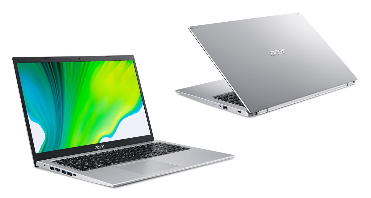 ACER Laptop ASPIRE 5 A515-56, Refurbished Grade B, i5-1135G7, 16/512GB NVME, 15.6", Cam, IRIS Xe Graphics, FreeDOS