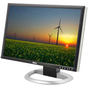 DELL used οθόνη 2405FPW LCD, 24" 1920x1200, VGA/DVI, Grade B