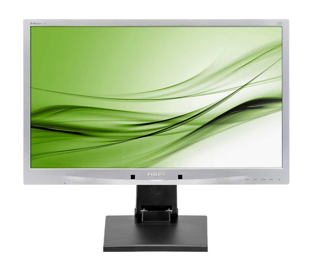 PHILIPS used οθόνη 241B4 LED, 24" 1920x1080 VGA/DVI/DisplayPort, με universal stand, Grade B