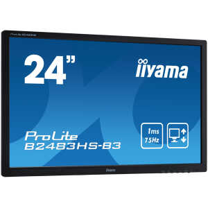 IIYAMA used οθόνη B2483HS LED, 24" 1920x1080, VGA/HDMI/DVI, χωρίς βάση, Grade A