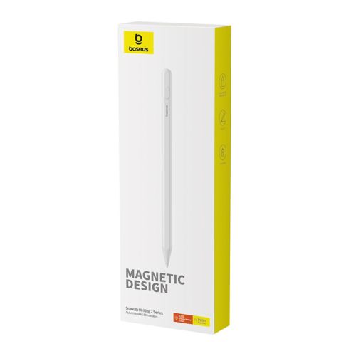 Baseus Tablet Tool Pen Smooth Writing 2 with LED Indicator for iPad with cable (Type-C 3A 0.3m) White (P80015802213-02)