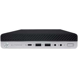 HP PC EliteDesk 800 G3 Micro, Refurbished Grade A Repainted, i5-7500T, 8/256GB SSD, FreeDOS