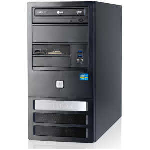 TAROX PC MT, Refurbished Grade A Repainted, E5700, 2GB, 320GB HDD, DVD, FreeDOS