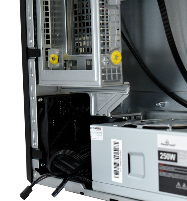 POWERTECH PC Case PT-1098 με 250W PSU, Mini-ITX, 280x93x290mm, μαύρο - Image 5