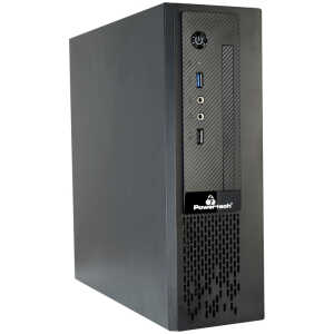 POWERTECH PC Case PT-1098 με 250W PSU, Mini-ITX, 280x93x290mm, μαύρο