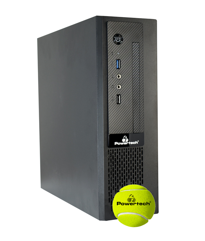 POWERTECH PC Case PT-1098 με 250W PSU, Mini-ITX, 280x93x290mm, μαύρο - Image 2