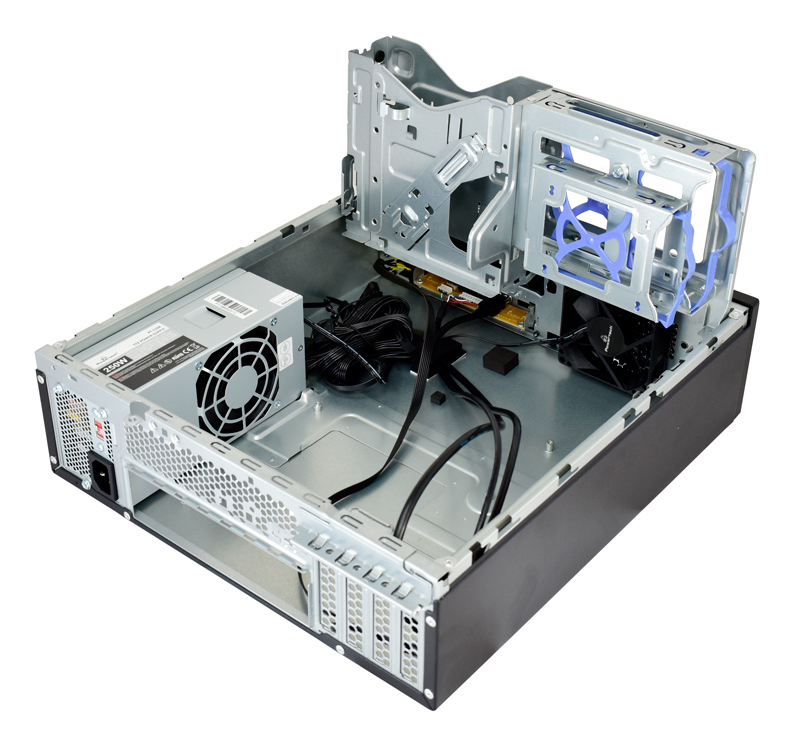 POWERTECH PC Case PT-1099 με 250W PSU, Micro-ATX, 356x102x338mm, μαύρο - Image 3
