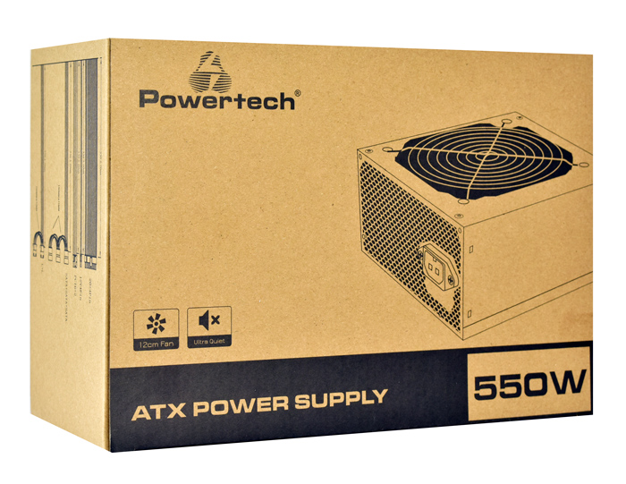 POWERTECH τροφοδοτικό για PC PT-1103, 80Plus Bronze, 500W ATX, 140mm Fan - Image 4