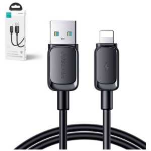 Joyroom USB - Lightning Data Cable, 2.4A, 480Mb/s, 1.2m Black (S-AL012A14)