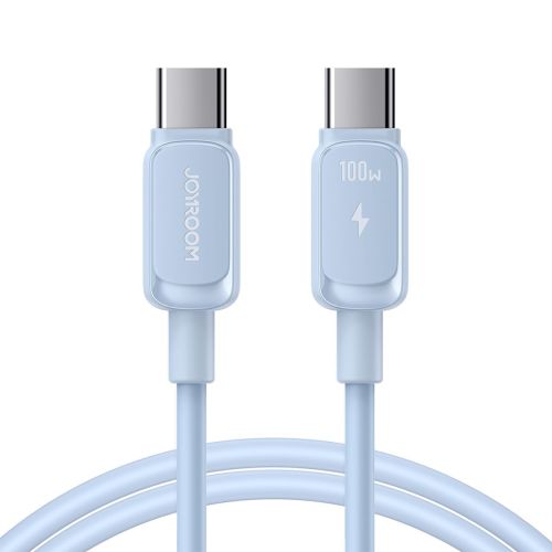 Joyroom Type-C - Type-C Cable 100W, 480Mb/s, 1.2m, Blue (S-CC100A14) - Image 3
