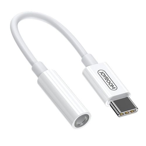 Joyroom Converter Type-C to 3.5mm Mini Jack Cable for Smartphones, White (SH-C1) - Image 2