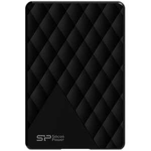 SILICON POWER εξωτερικός HDD 1TB Diamond D06, USB 3.2, μαύρος