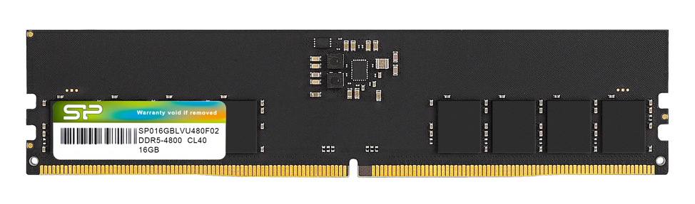 SILICON POWER μνήμη DDR5 UDIMM SP016GBLVU480F02, 16GB, 4800MHz, CL40