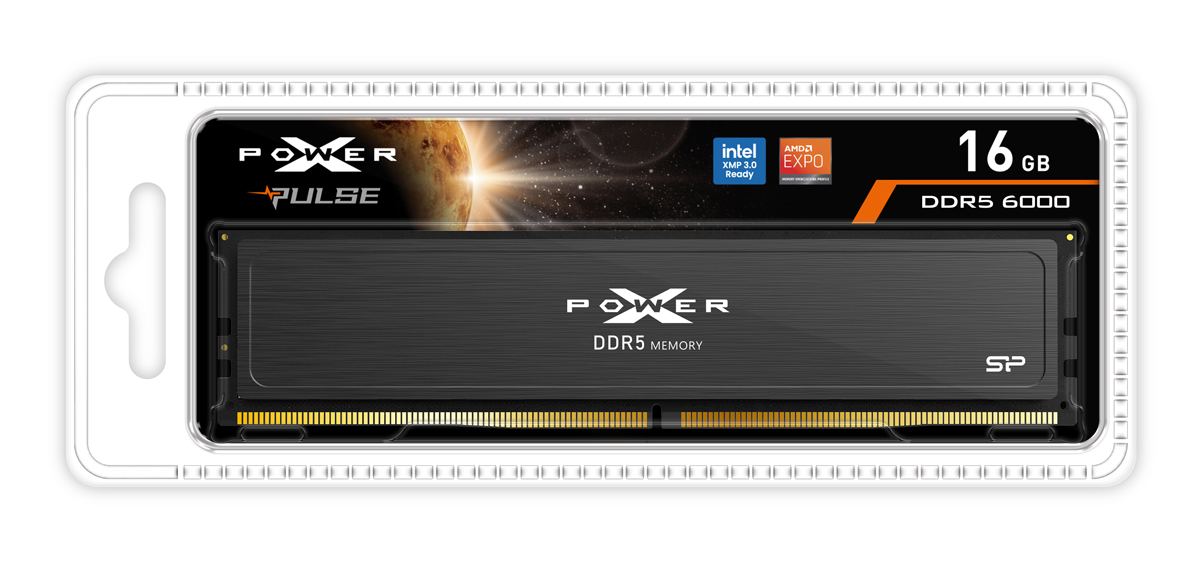 SILICON POWER μνήμη DDR5 UDIMM XPOWER Pulse, 16GB, 6000MHz, CL36 - Image 2
