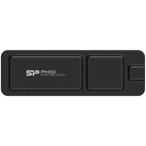 SILICON POWER εξωτερικός SSD PX10, 2TB, USB 3.2, 1050-1050MB/s, μαύρος