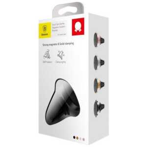 Baseus Car Mount Small ears series Magnetic suction bracket (Air outlet type) Black (SUER-A01)