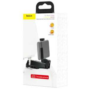 Baseus Car Mount Back Seat Headrest Phone Bracket Holder hook for 4.0-6.5 inch black (SUHZ-A01)
