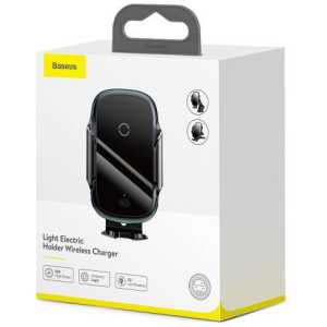 Baseus Car Mount Wireless Light Electric Electric Automatic Holder 15W Black (WXHW03-01)