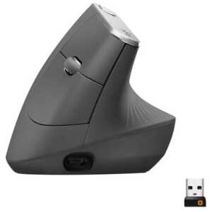 Logitech Mouse Wireless MX Vertical Black EU (910-005448)