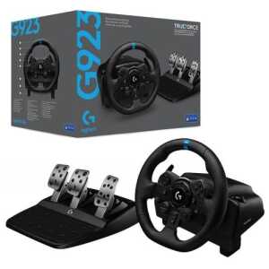 Logitech Racing Wheel G923 TrueForce with Pedals for PC, PS5, PS4, Black EU (941-000149)