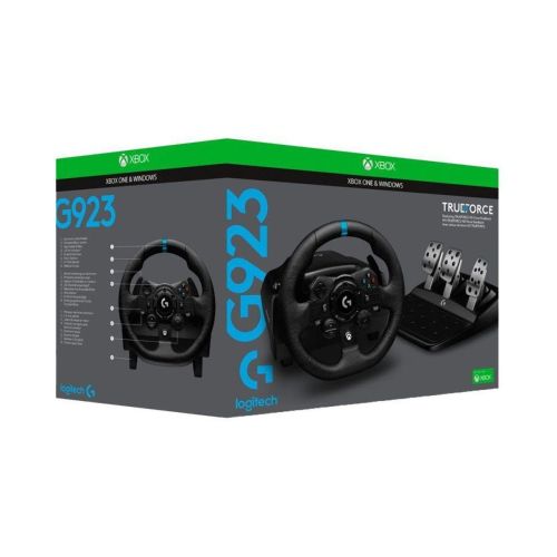 Logitech Racing Wheel G923 TrueForce with Pedals for PC, Xbox Series X/S, Xbox One, Black EU (941-000158)