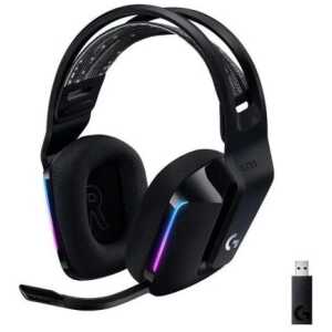 Logitech Headphones Wireless G733 Lightspeed for Gaming, RGB, Black EU (981-000864)