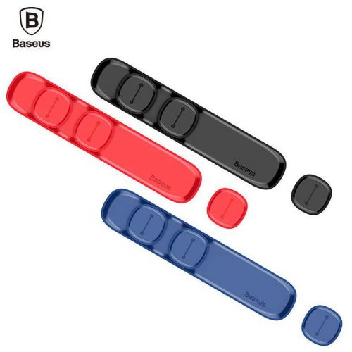 Baseus Cable Clip Peas Black (ACWDJ-01) - Image 3