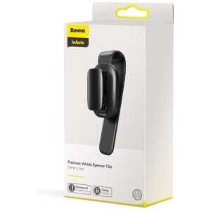 Baseus Car Tool Platinum Vehicle eyewear clip (Clamping type) Black (ACYJN-B01)